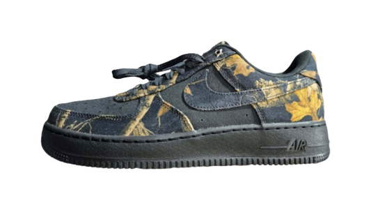 Nike Air Force 1 Skateboard Shoes Unisex Black Brown vjkicks