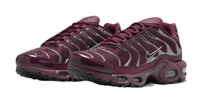 Nike Air Max Plus Se Night Maroon Metallic Silver Womens vjkicks