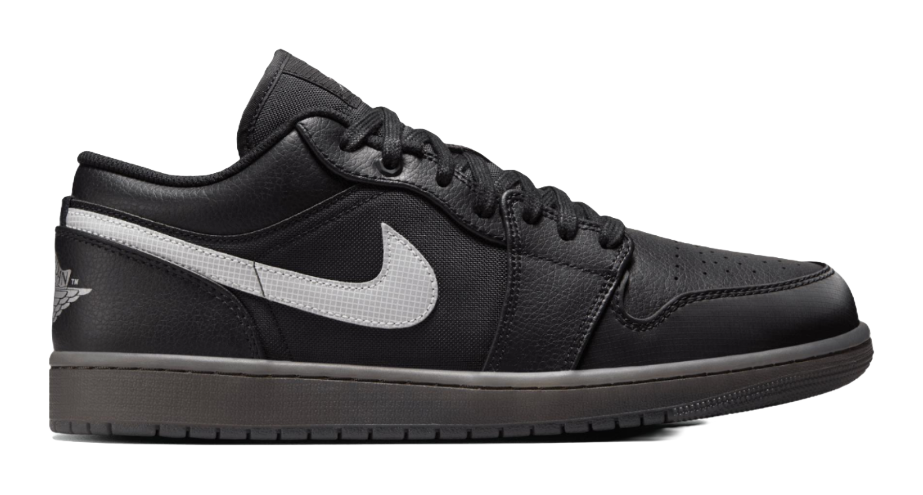 Jordan 1 Low Black White Dark Smoke Grey vjkicks