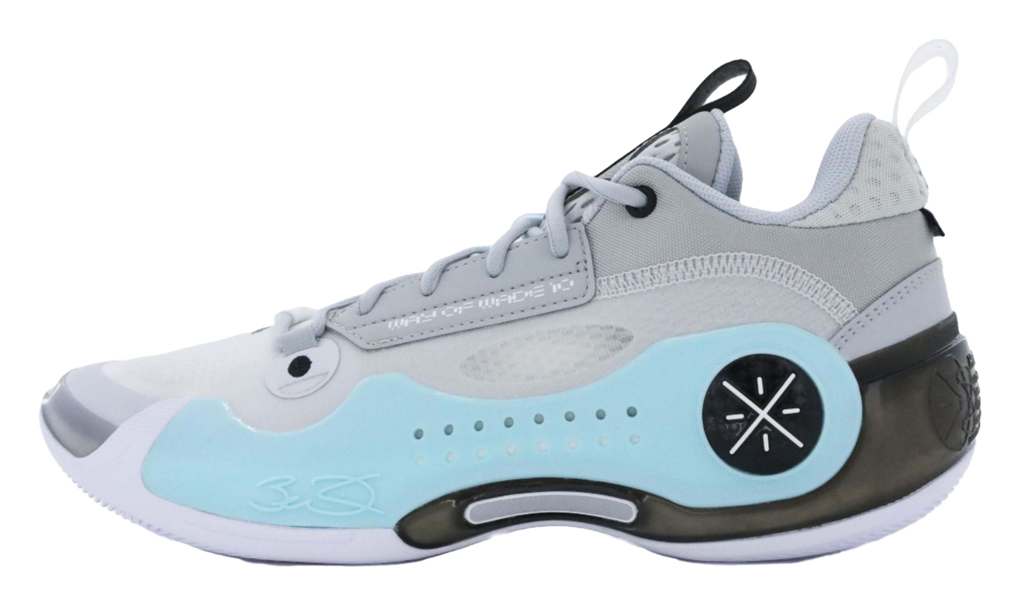 LiNing Non-slip Wear-resistant Shock Absorption Low-Top Basketball Shoes Mens Blue vjkicks