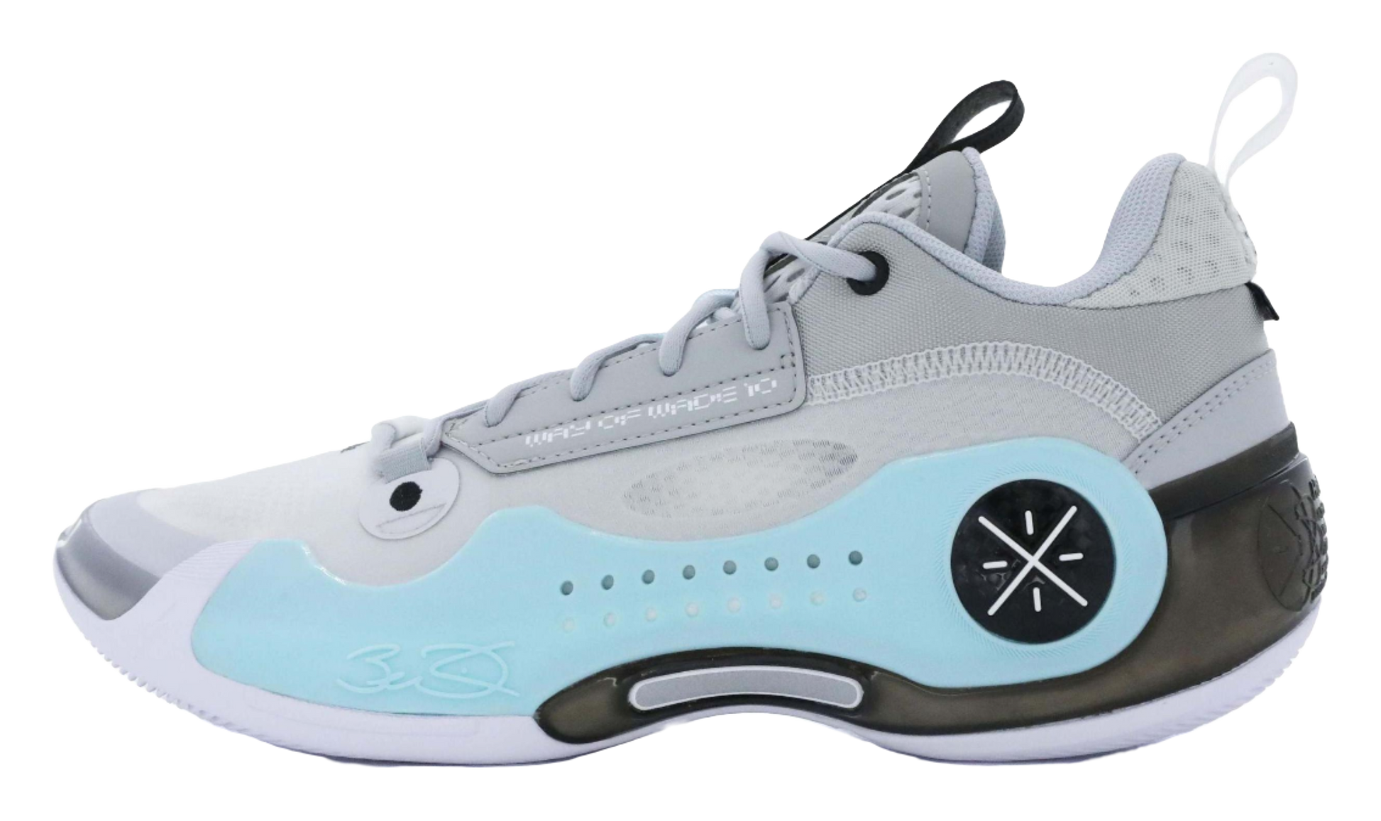 LiNing Non-slip Wear-resistant Shock Absorption Low-Top Basketball Shoes Mens Blue vjkicks