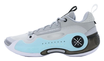 LiNing Non-slip Wear-resistant Shock Absorption Low-Top Basketball Shoes Mens Blue vjkicks