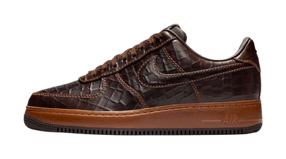 Nike Air Force 1 Low top Skateboard Shoes Mens Brown Black vjkicks