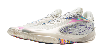 LINING Wade 808 5 ULTRA Basketball Shoes Mens Low top Champagne White vjkicks