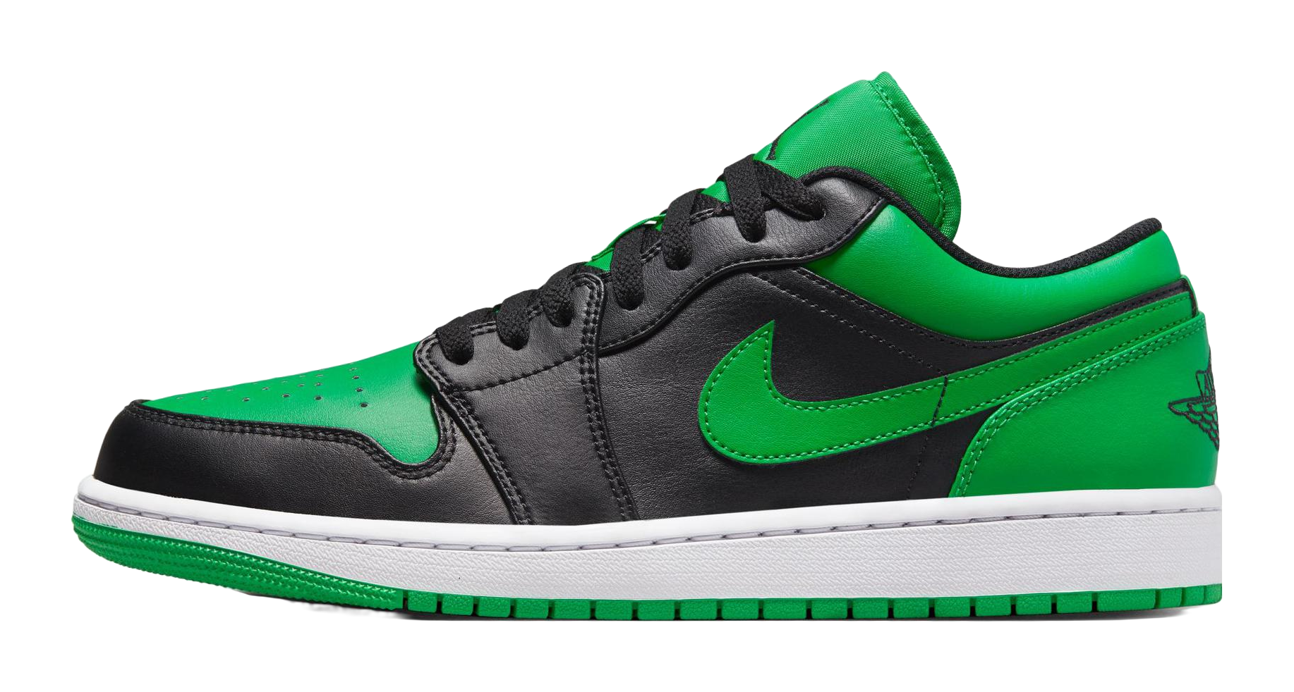 Jordan 1 Low Lucky Green vjkicks