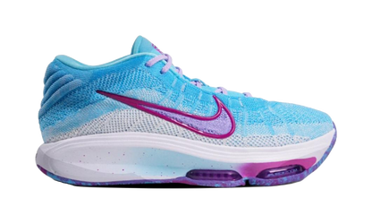 Nike G.T. Hustle Anti-Slip Wear-Resistant Mid-Top Basketball Shoes Mens Blue vjkicks