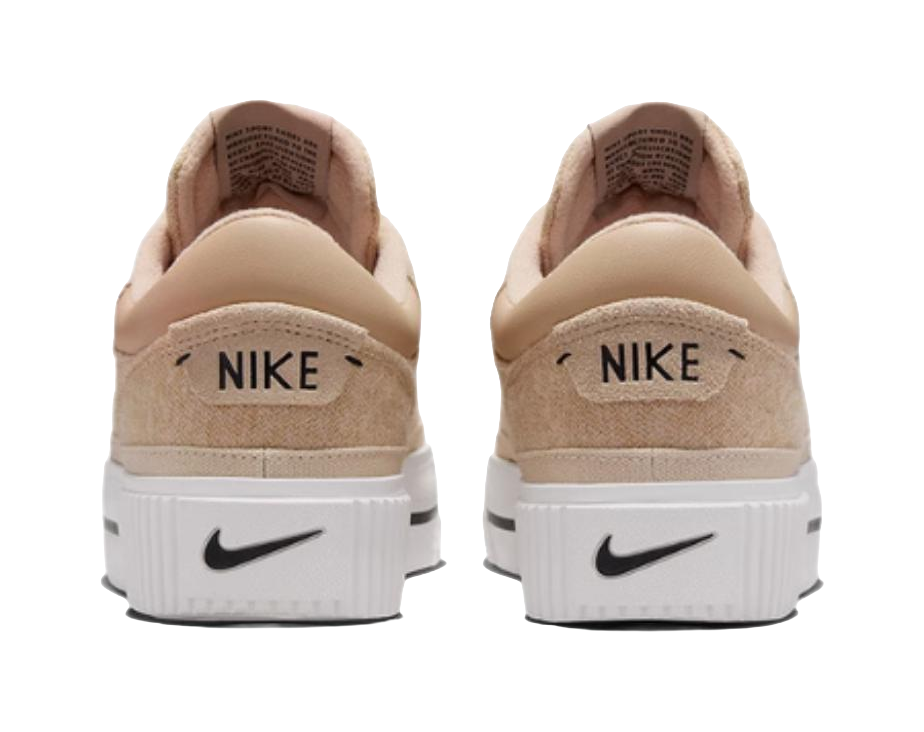 Nike Court Legacy Lift Hemp Sail Sanddrift Black Womens vjkicks