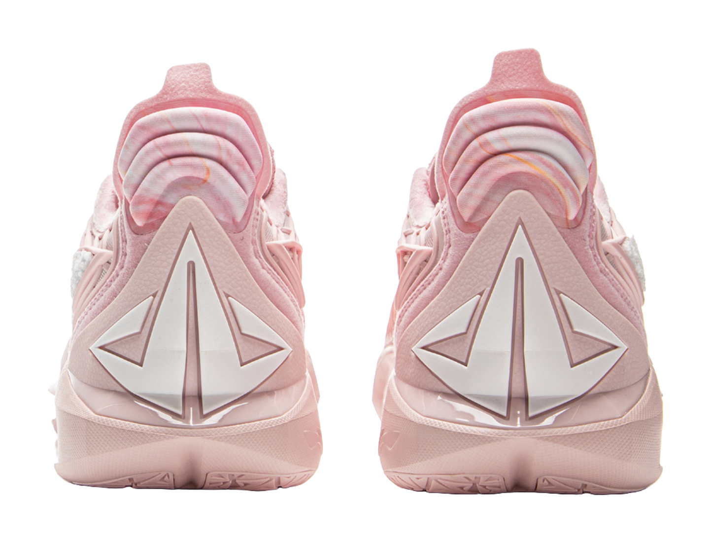 LiNing JB3 Coverage Anti Rollover Low top Basketball Shoes Mens Light Pink vjkicks