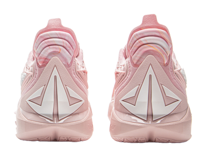 LiNing JB3 Coverage Anti Rollover Low top Basketball Shoes Mens Light Pink vjkicks
