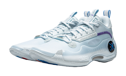 LiNing WOW 10 Way Of Wade 10 Slip Resistant Abrasion Resistant Low top Basketball Shoes Mens Light Blue vjkicks