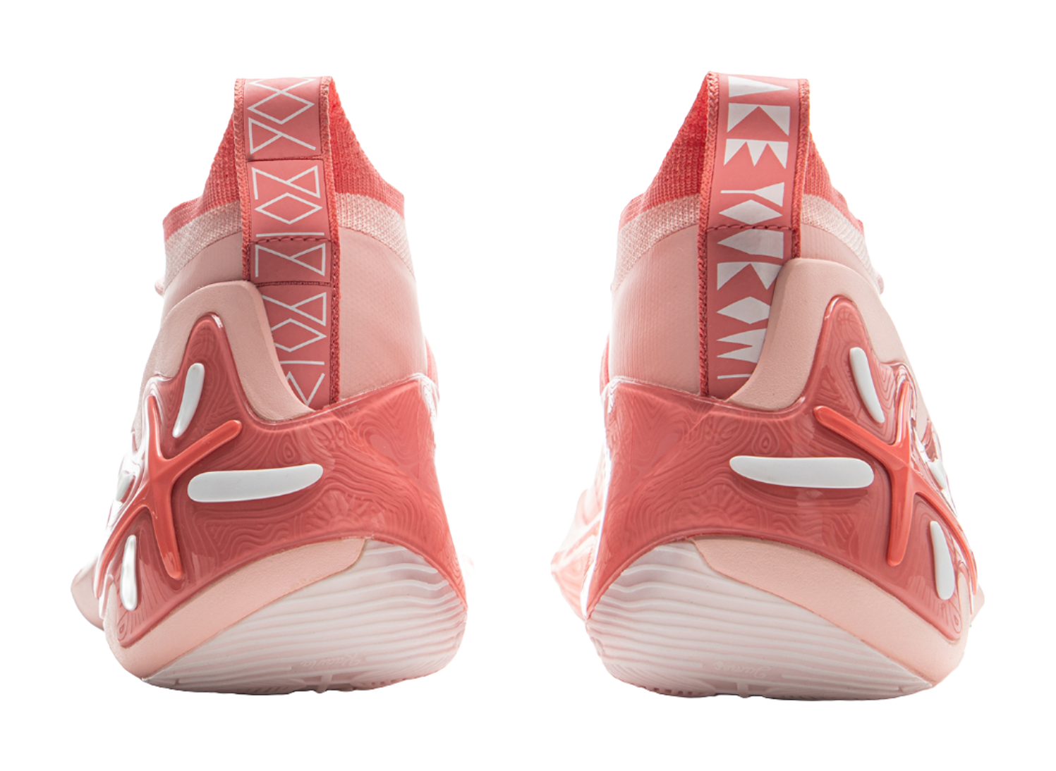 LiNing Wow11 Cushioning Anti-Slip And Wear-Resistant Lightweight Rebound Mid-Top Basketball Shoes Mens Frosting Pink vjkicks