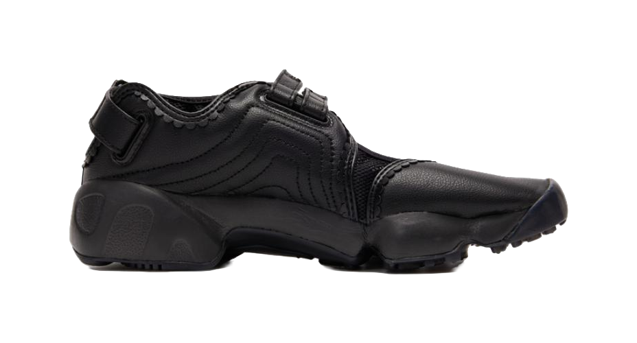 Nike Air Rift Triple Black Buckle Strap Womens vjkicks