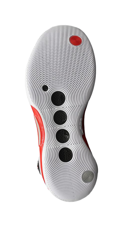 LiNing Wades Way 10 Low Cushioning, Wear Resistant Low Top Basketball Shoes Mens White Red vjkicks