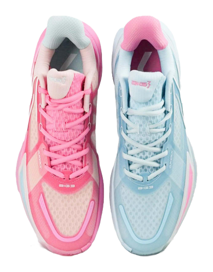 361° Big3 4.0 QUICK Basketball Shoes Unisex Low top Blue/Pink vjkicks