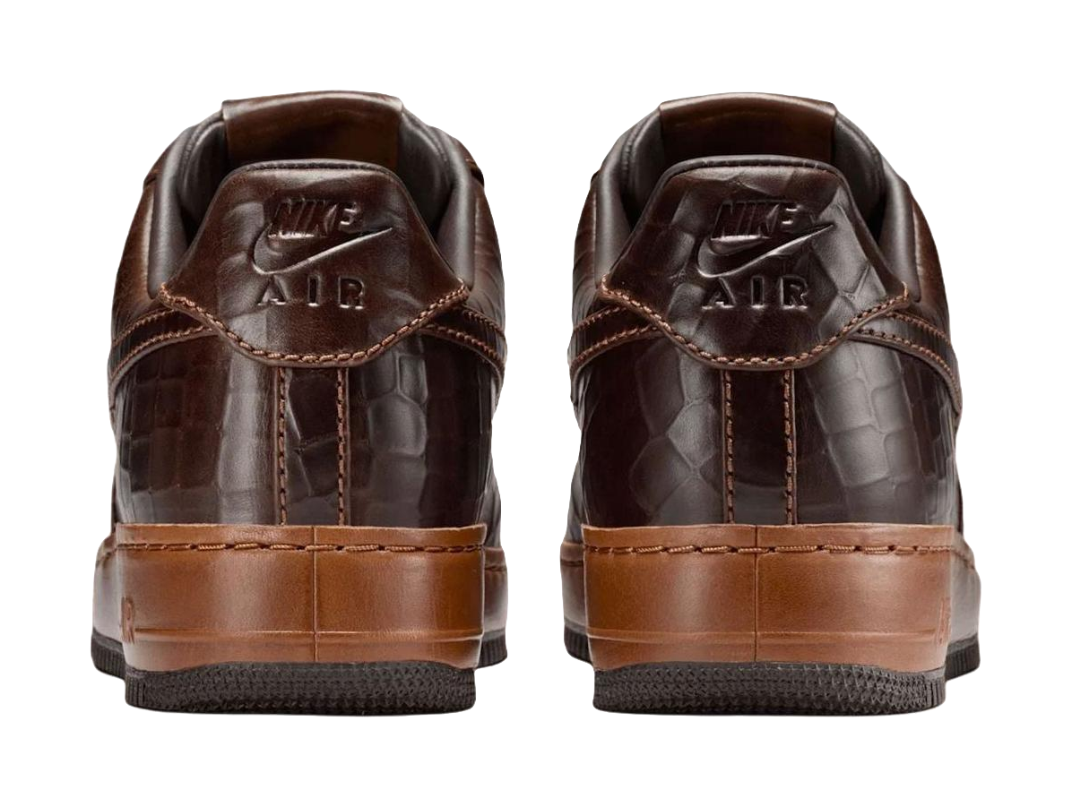 Nike Air Force 1 Low top Skateboard Shoes Mens Brown Black vjkicks