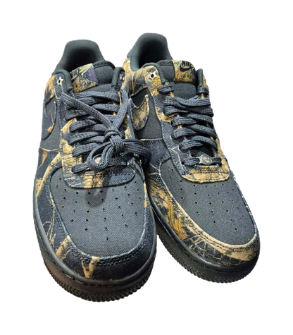 Nike Air Force 1 Skateboard Shoes Unisex Black Brown vjkicks