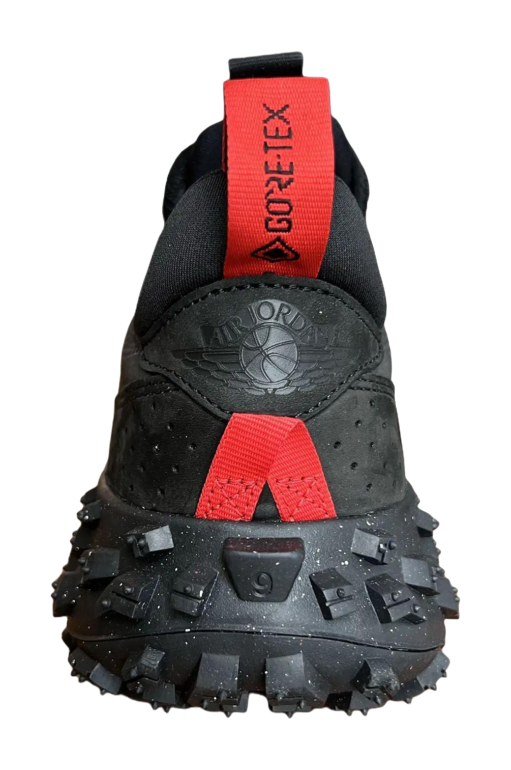 Jordan Air Jordan 1 Low top Running Shoes Mens Black Red vjkicks