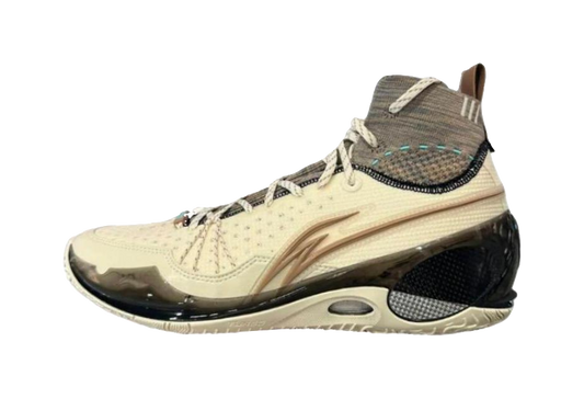 LiNing Wade 808 III Ultra V2 Cushioning, Wear Resistant High Top Basketball Shoes Mens Black White vjkicks