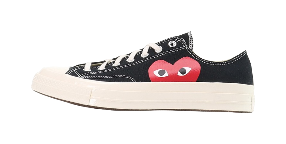 Converse Comme Des Garçons Play X Converse Chuck 70 Low Black vjkicks