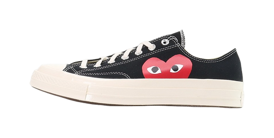 Converse Comme Des Garçons Play X Converse Chuck 70 Low Black vjkicks