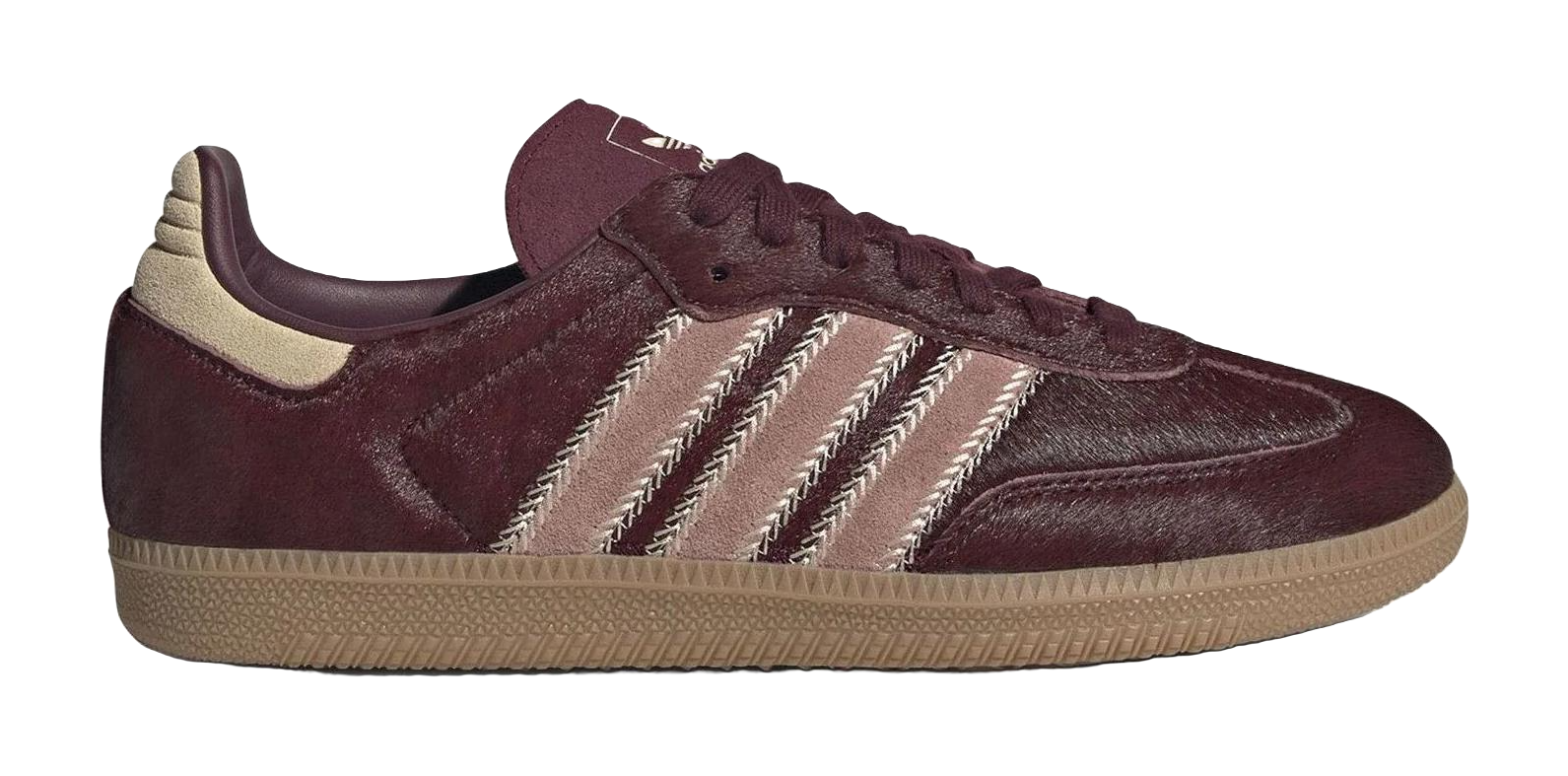 Adidas Womens Samba Og Pony Hair Pack Maroon Womens vjkicks