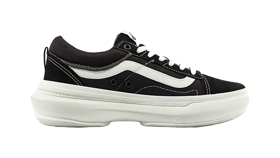 Vans Old Skool Overt Plus ComfyCush Black White vjkicks