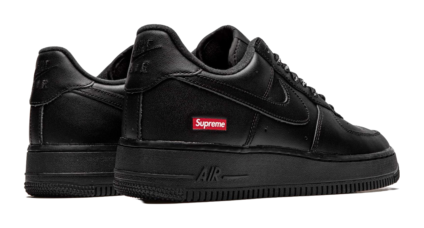 Nike X Supreme Air Force 1 Low Box Logo Black vjkicks
