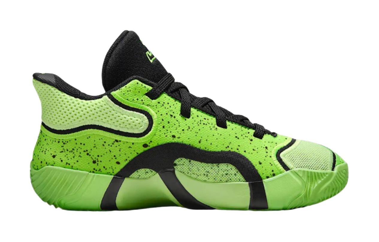 Jordan Tatum 3 Abrasion Resistant Low top Kids Training Shoes Electric Green Black vjkicks