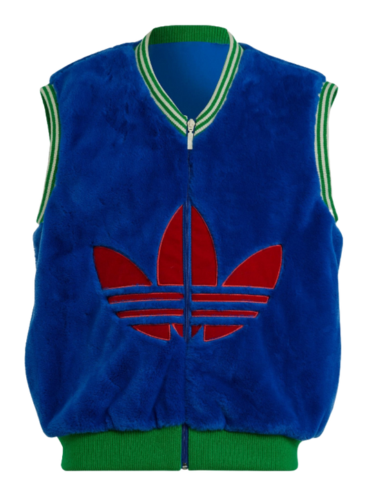 adidas originals Adicolor Heritage Now Logo Vest Blue vjkicks