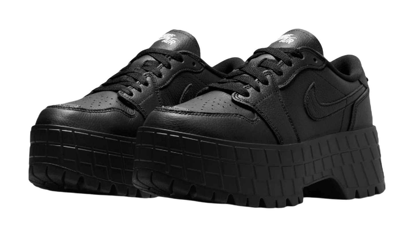 Jordan Air Jordan 1 Anti Slip Wear Resistant Low Top Casual Shoes Womens Black vjkicks