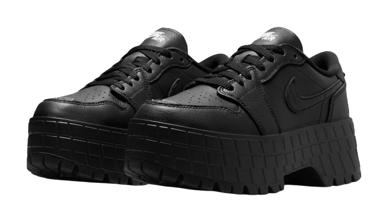 Jordan Air Jordan 1 Anti Slip Wear Resistant Low Top Casual Shoes Womens Black vjkicks