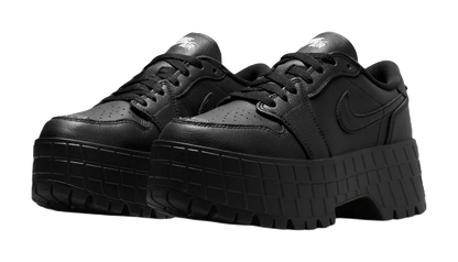 Jordan Air Jordan 1 Anti Slip Wear Resistant Low Top Casual Shoes Womens Black vjkicks
