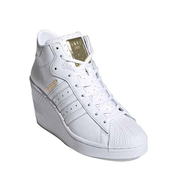 Adidas Womens Superstar Ellure White Gold Metallic Womens vjkicks