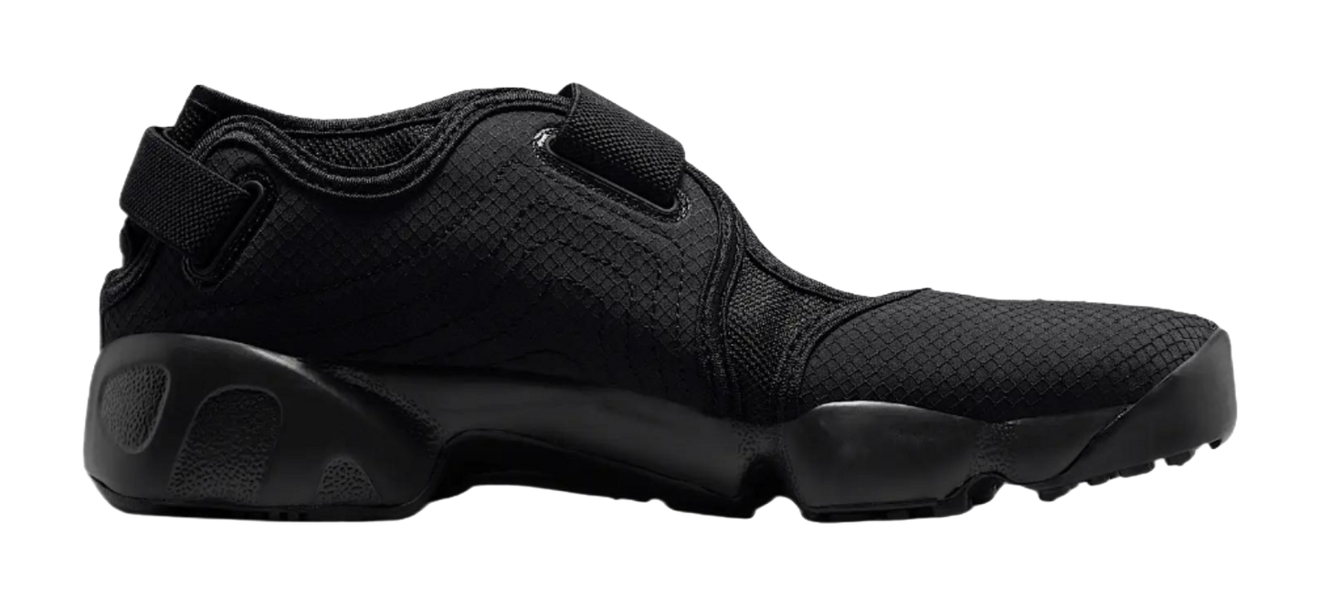 Nike Air Rift Breathable And Lightweight Low Top Running Shoes Womens Black vjkicks