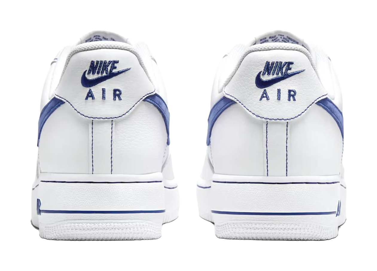 Nike Air Force 1 Low 07 LV8 White Deep Royal Blue vjkicks
