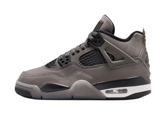 Jordan Air Jordan 4 Mid top Childrens Basketball Shoes Gray Black Unisex vjkicks