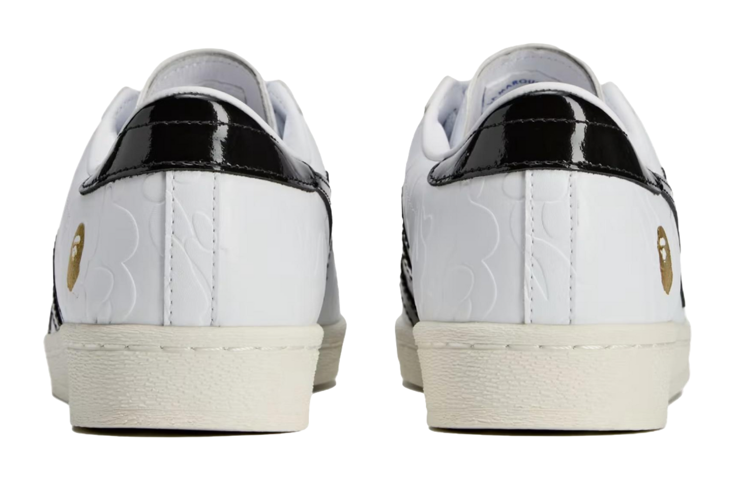Adidas Bape X Adidas Superstar Vintage White Black vjkicks