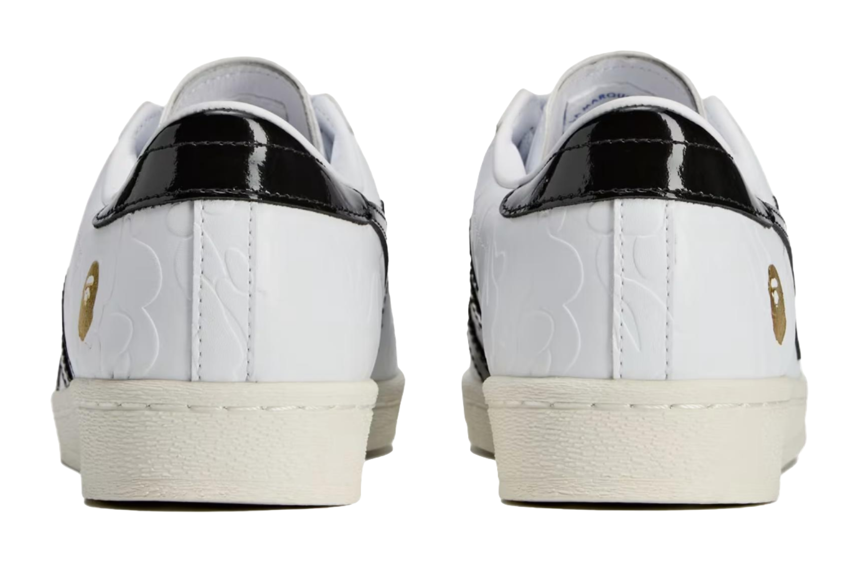 Adidas Bape X Adidas Superstar Vintage White Black vjkicks