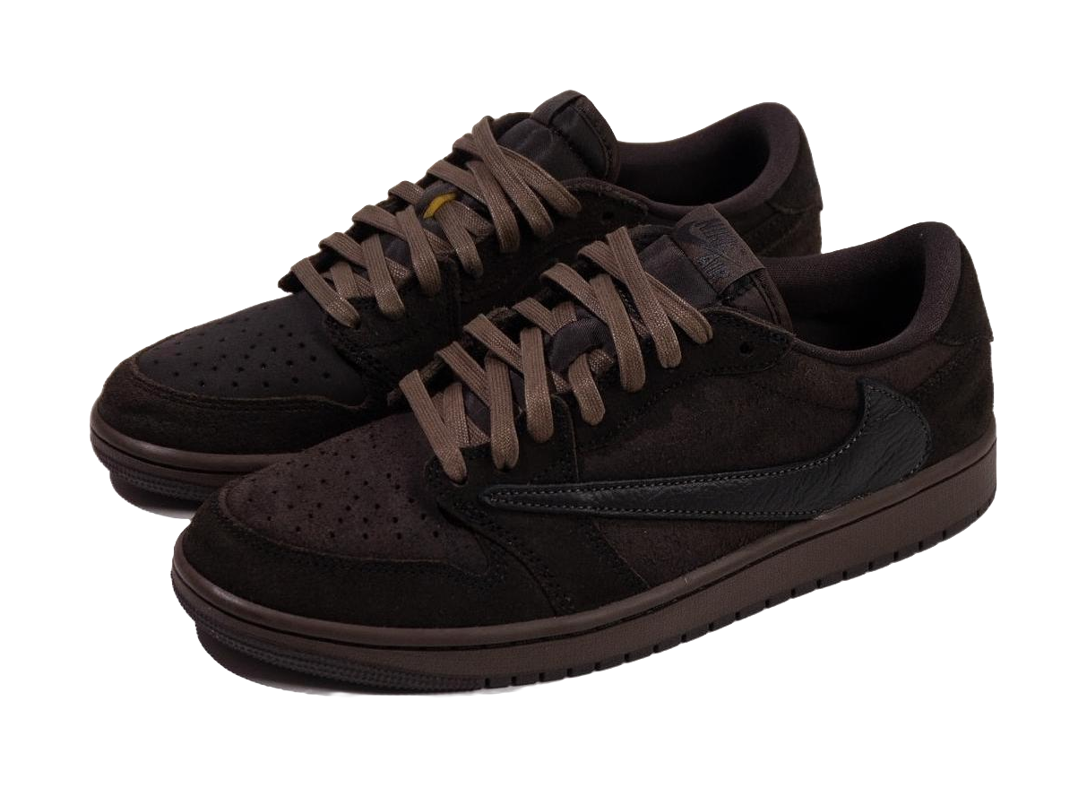 Travis Scott X Air Jordan 1 Low OG Velvet Brown vjkicks