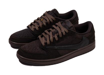 Travis Scott X Air Jordan 1 Low OG Velvet Brown vjkicks