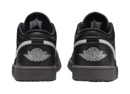 Jordan 1 Low Black White Dark Smoke Grey vjkicks
