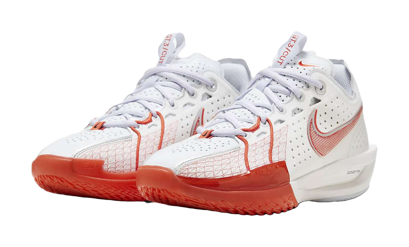 Nike Air Zoom GT Cut 3 EP White Picante Red vjkicks
