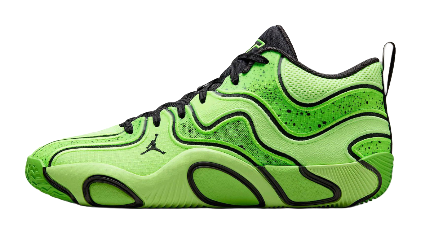 Jordan Tatum 3 Support Lightweight Mid-Top Basketball Shoes Mens Ghostly Green vjkicks