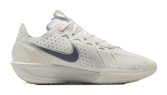 Nike G.T. Cut 3 Anti Slip Wear Resistant Low Top Basketball Shoes Mens White vjkicks