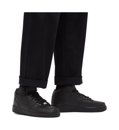 Nike Air Force 1 Mid Triple Black vjkicks