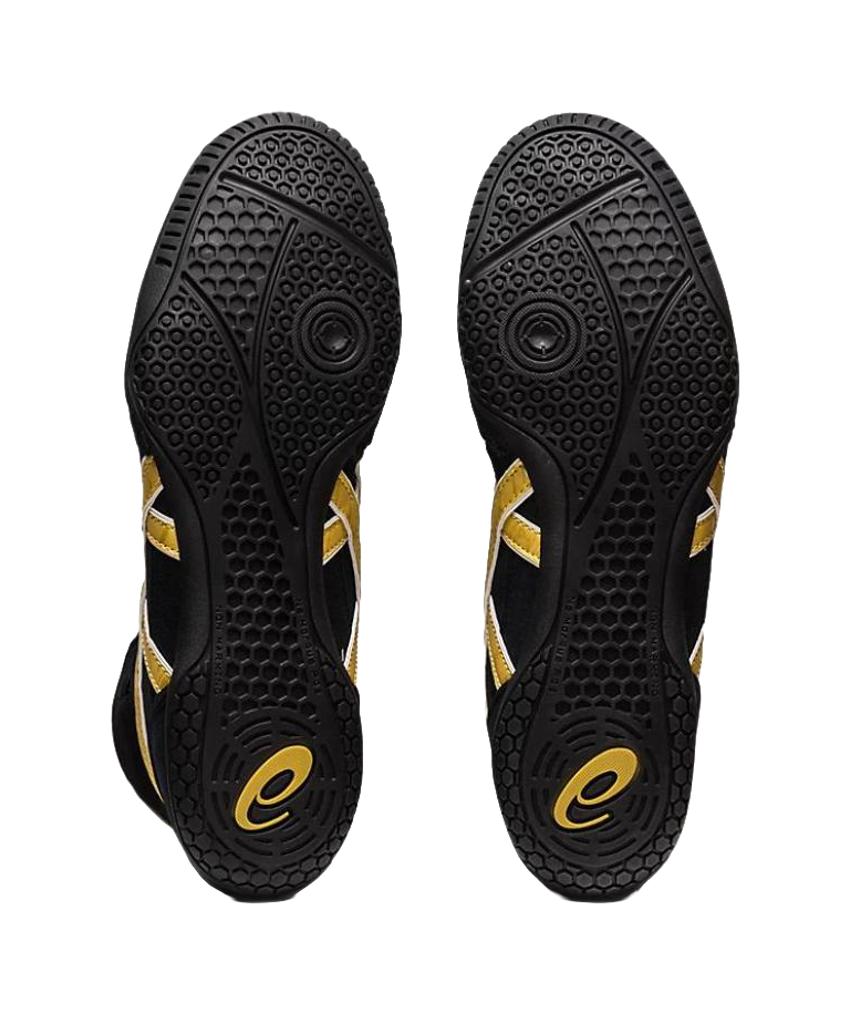ASICS Dan Gable Evo 3 Black Rich Gold vjkicks