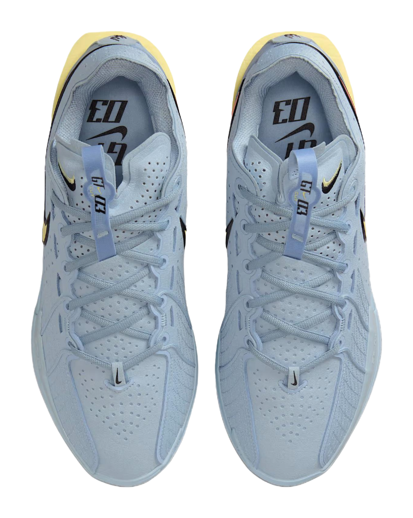 Nike G.T. Cut 3 Cushioning, Abrasion Resistant, Breathable, Lightweight Low Top Basketball Shoes Unisex Blue vjkicks