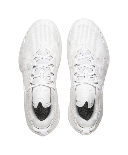 LiNing JB2 Shock Absorbing, Non Slip, Wear Resistant, Breathable And Lightweight Low top Basketball Shoes Unisex White vjkicks