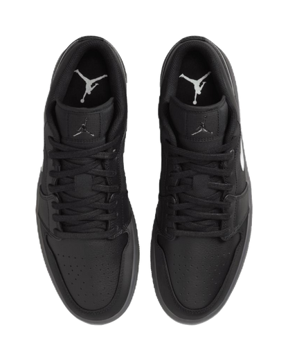 Jordan 1 Low Black White Dark Smoke Grey vjkicks