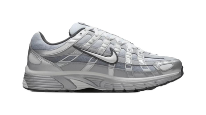 Nike P 6000 Abrasion Resistant Low top Casual Running Shoes Mens Silver Gray vjkicks